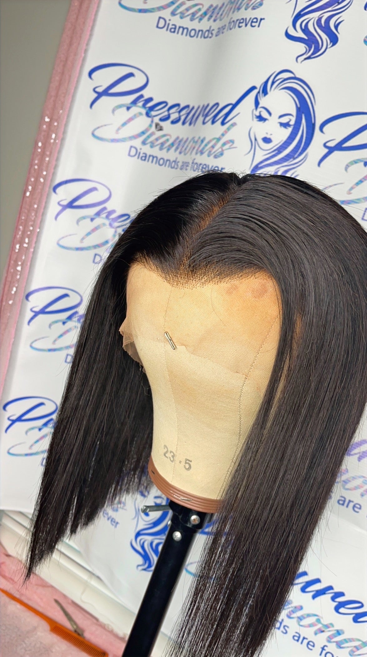 13x4 frontal bob unit